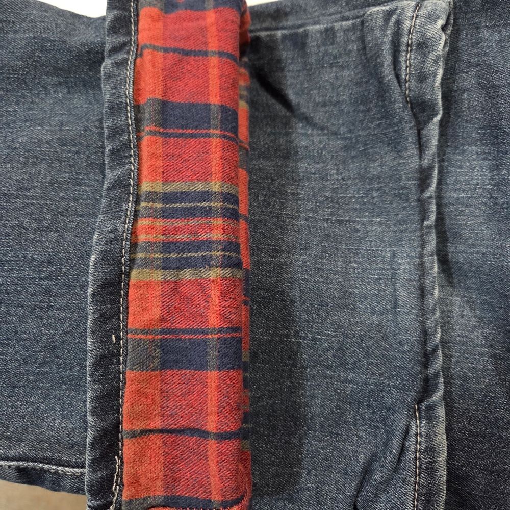 Flannel Lined Jeans Gander Mountain Guide Series Women's SZ 14 Outdoors